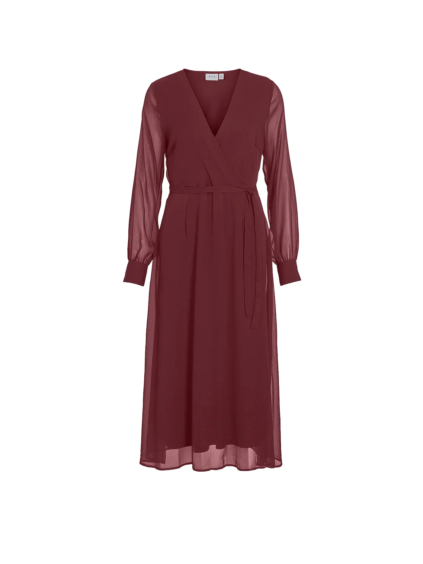 VILA | Cocktailkleid VIFALIA | dunkelrot